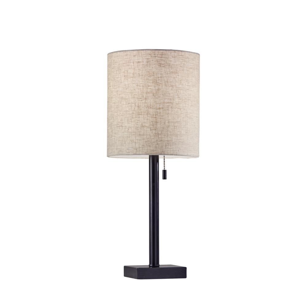Adesso Liam 22 In Bronze Table Lamp 1546 26 The Home Depot Adesso Liam 22 In Bronze Table Lamp