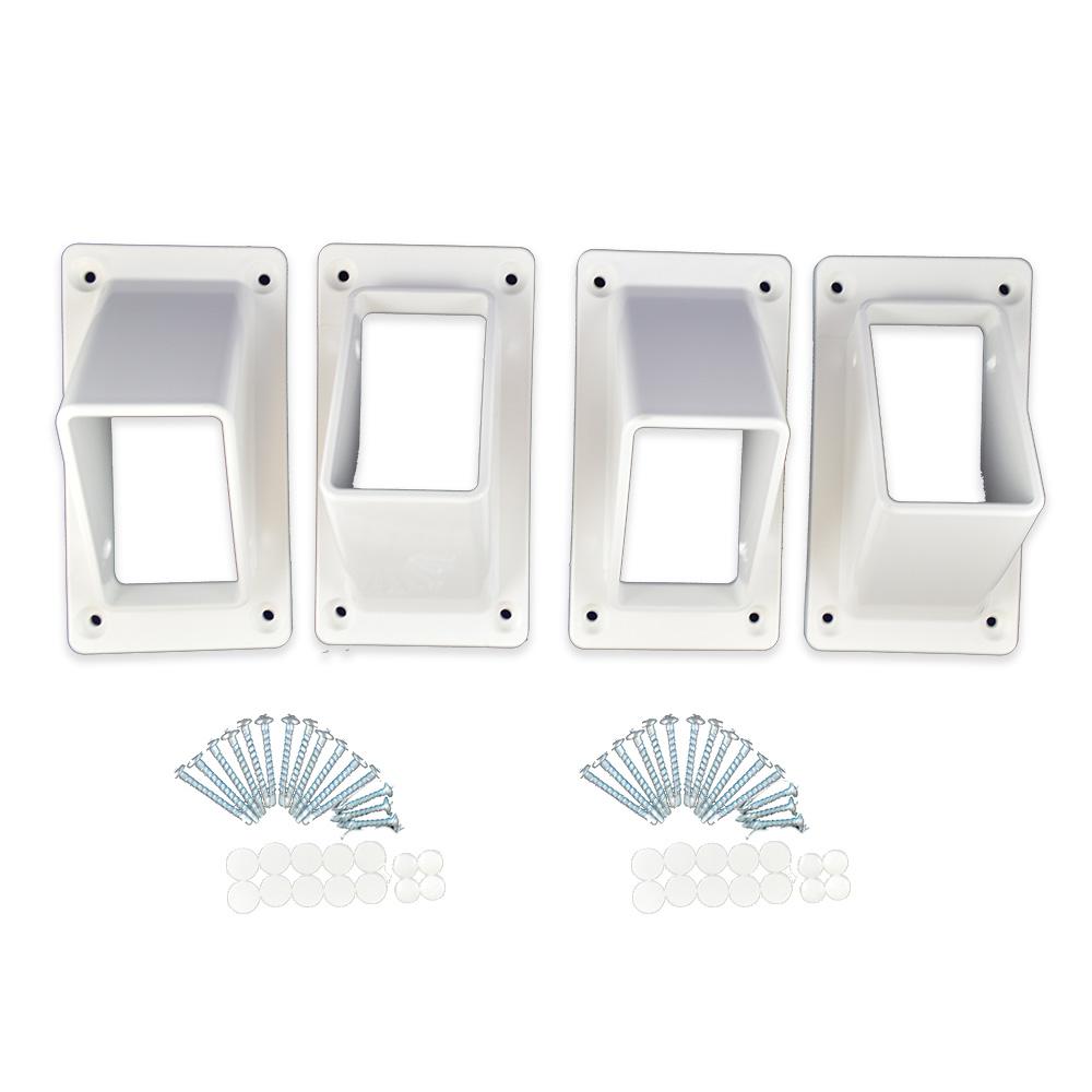 Vinyl Railing Accessories Deck Railings The Home Depot