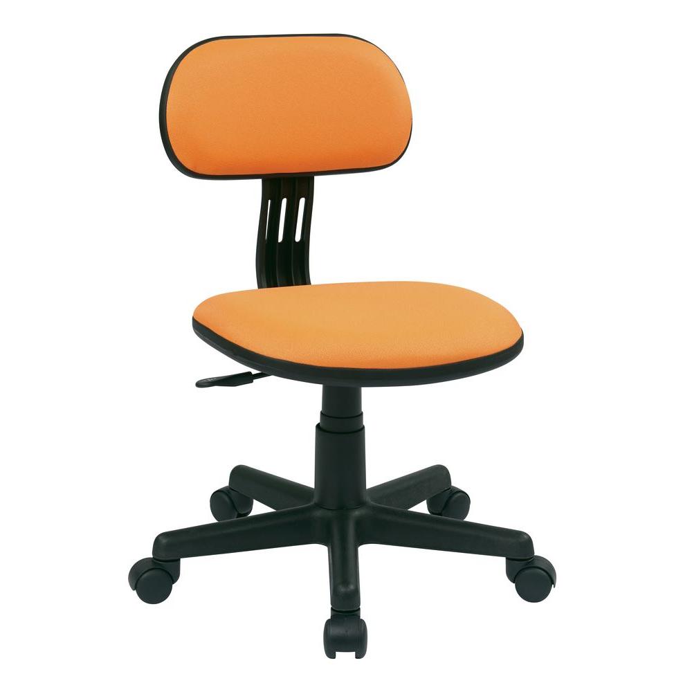 Modern Orange Office Desk Chair Chairs Home Orange Fabric Office Chair