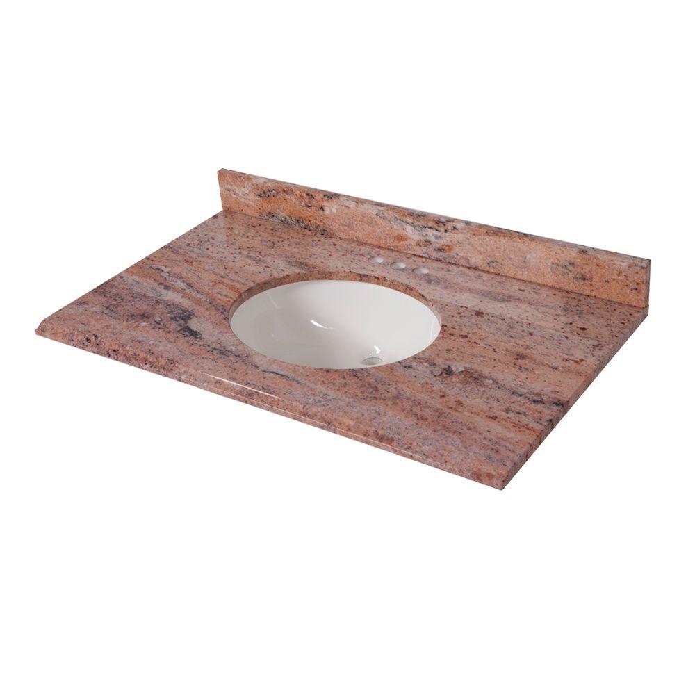 36 X 22 Vanity Top With Sink Plumbing Fixtures Compare Prices At Woodcrafters St Paul 37 In X 22 Stone Effects Vanit