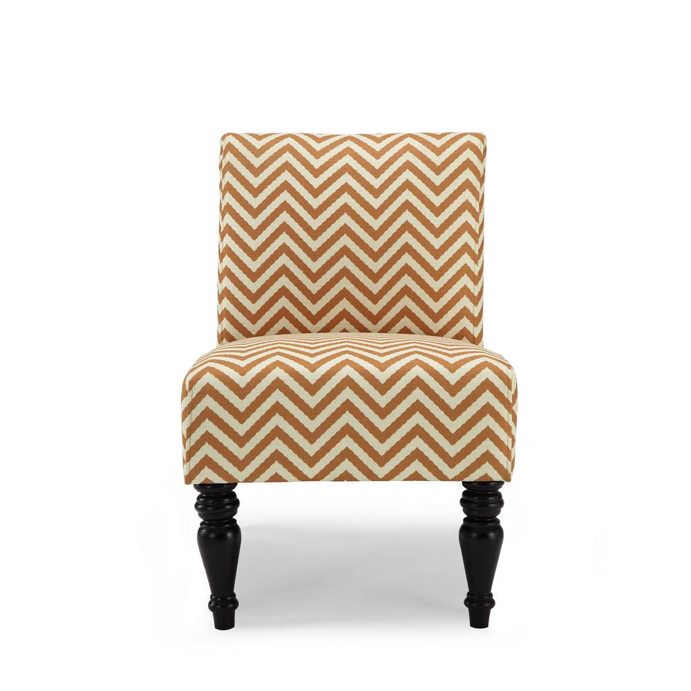 Hampton Orange Ziggi Accent Chair