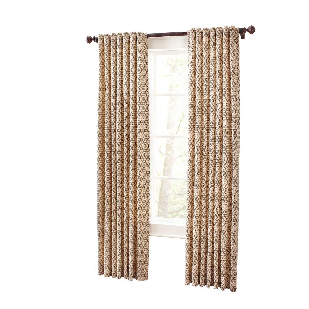 Martha Stewart Living Moroccan Geo Light Filtering Window Panel In Martha Stewart Living Moroccan Geo Light Filtering Window Panel In Hickory 50 W