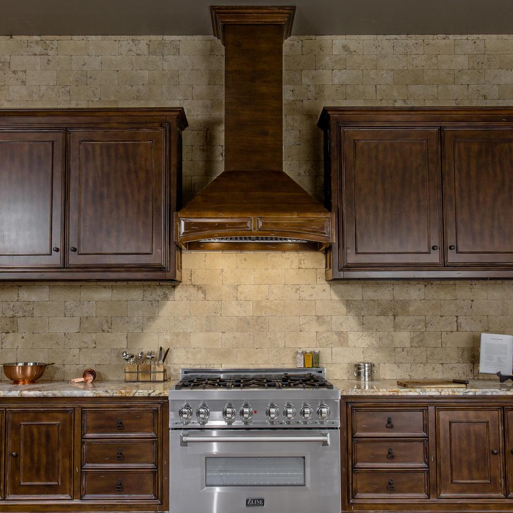 Zline Kitchen And Bath 48 In Wooden Wall Mount Range Hood Walnut Includes Motor Zline Kitchen And Bath 48 In Wooden Wall Mount Range Hood Walnut Includes Motor