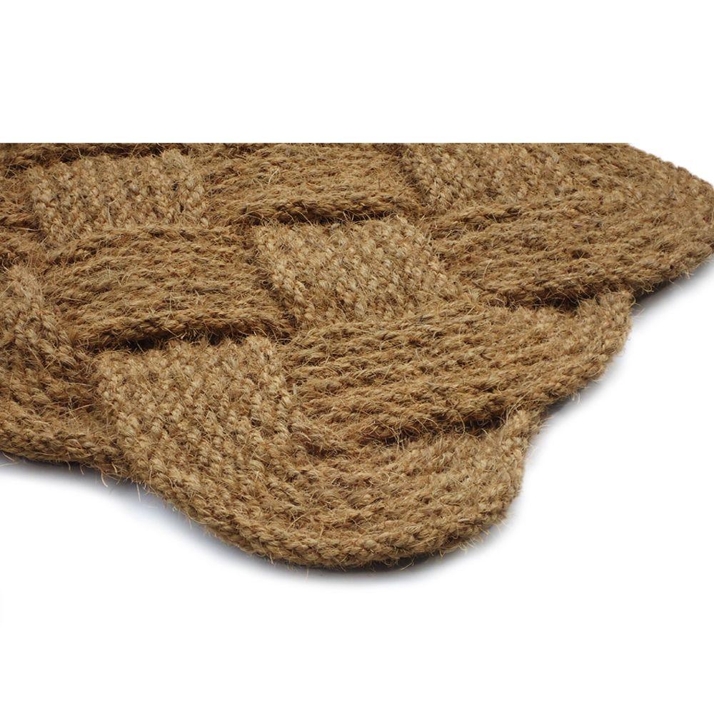 Nedia Home Rope Natural 22 In X 36 In Coir Door Mat 12102 The