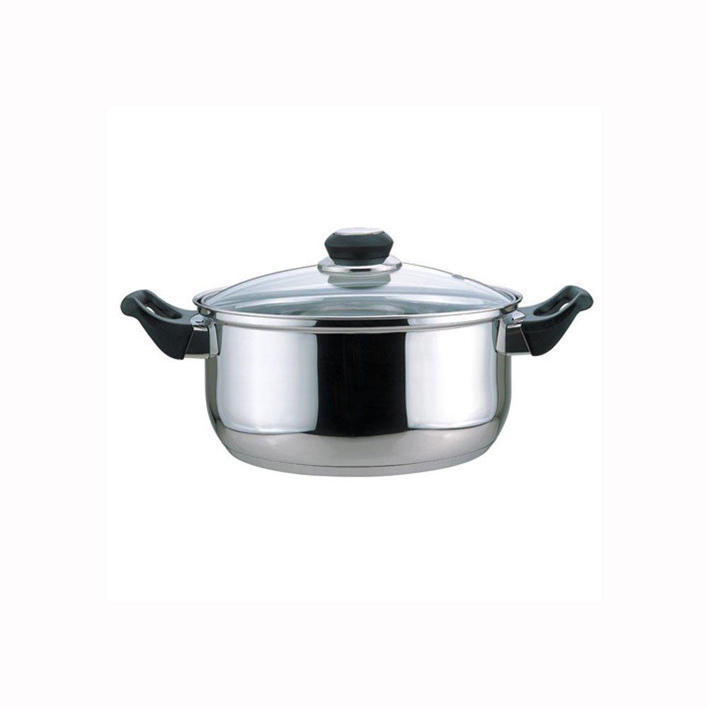 CULINARY EDGE 5.5 Qt. Dutch Oven with Glass Cover 01005 The Home Depot