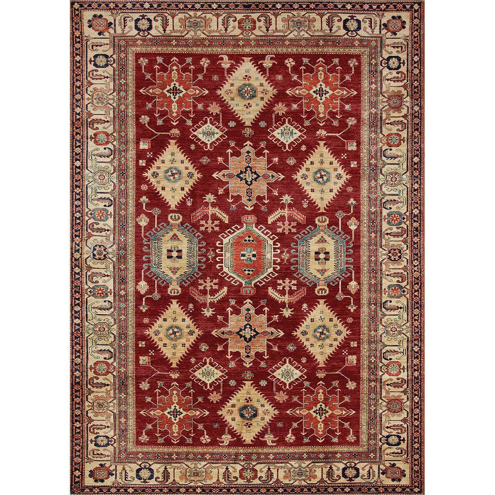 Ruggable Washable Noor Ruby 3 ft. x 5 ft. Stain Resistant Area Rug