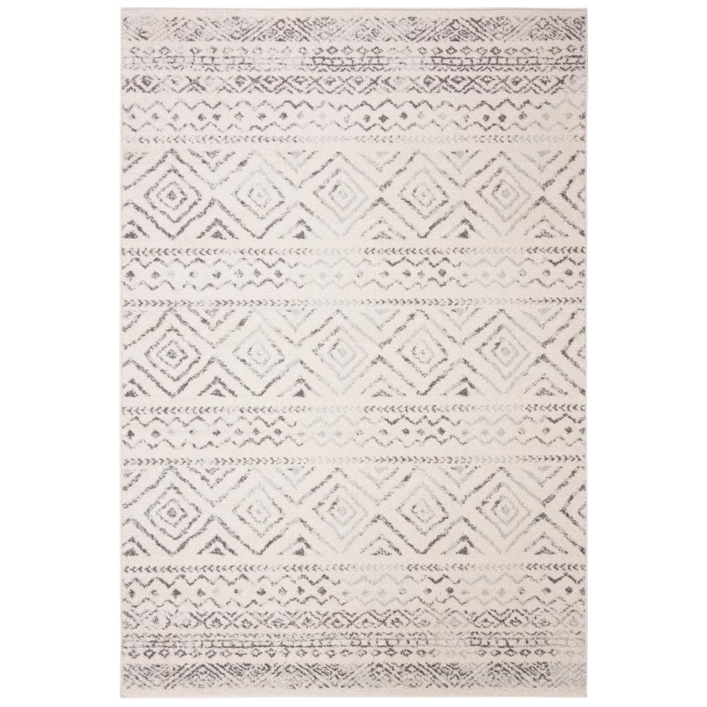 Tulum Ivory/Gray 6 ft. x 9 ft. Area Rug