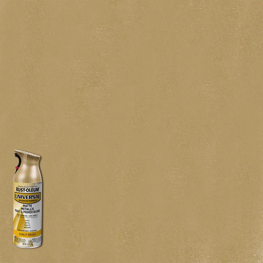 brass rust oleum spray paint