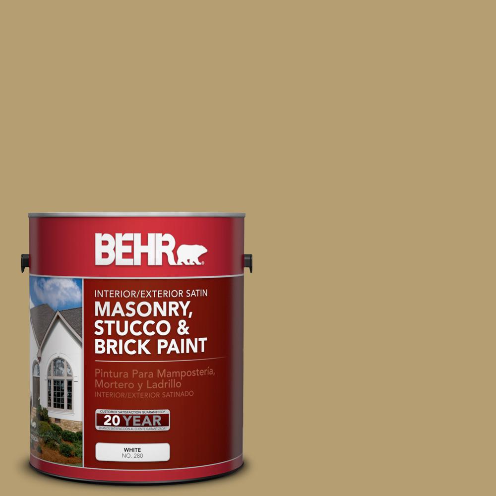Behr 1 Gal Sc 145 Desert Sand Satin Interior Exterior Masonry Behr 1 Gal Sc 145 Desert Sand Satin Interior Exterior Masonry