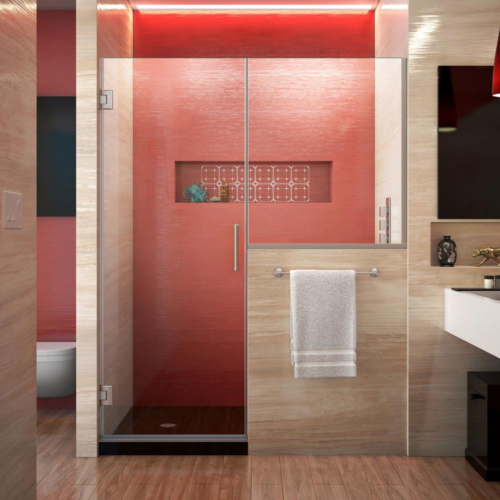 Dreamline Unidoor Plus 65 To 65 5 In X 72 In Frameless Hinged