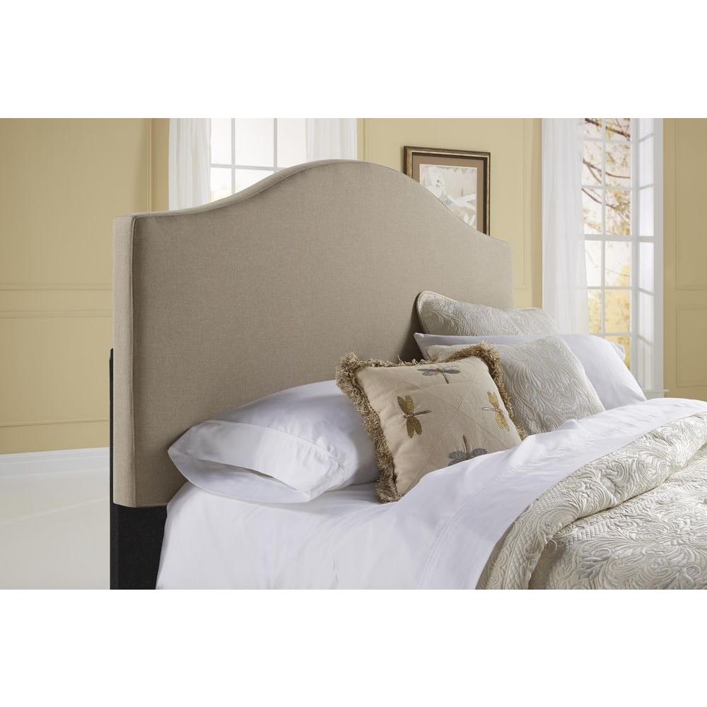 All In 1 Beige Queen Upholstered Bed