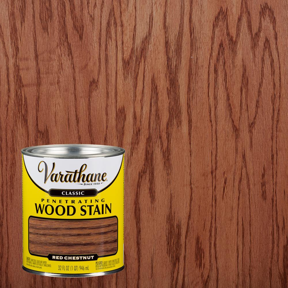 Varathane 1 Qt Red Chestnut Classic Wood Interior Stain
