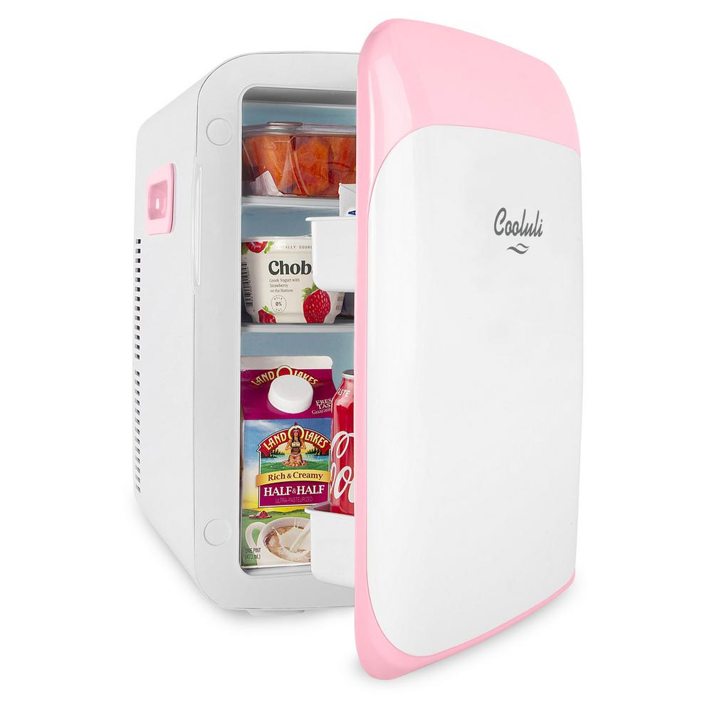 cooluli mini fridge pink