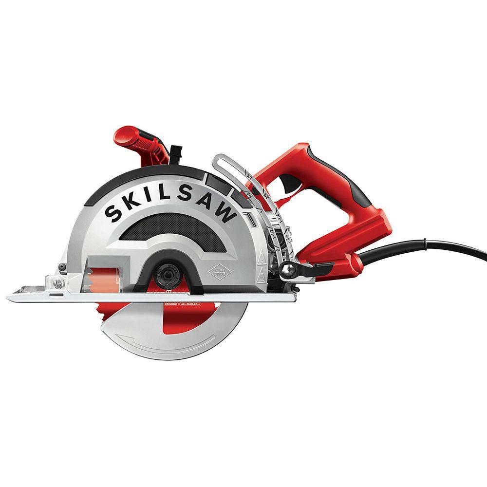 SKILSAW 15 Amp Corded Electric 8 in. OUTLAW Worm Drive Saw for Metal with 42Tooth Diablo Cermet