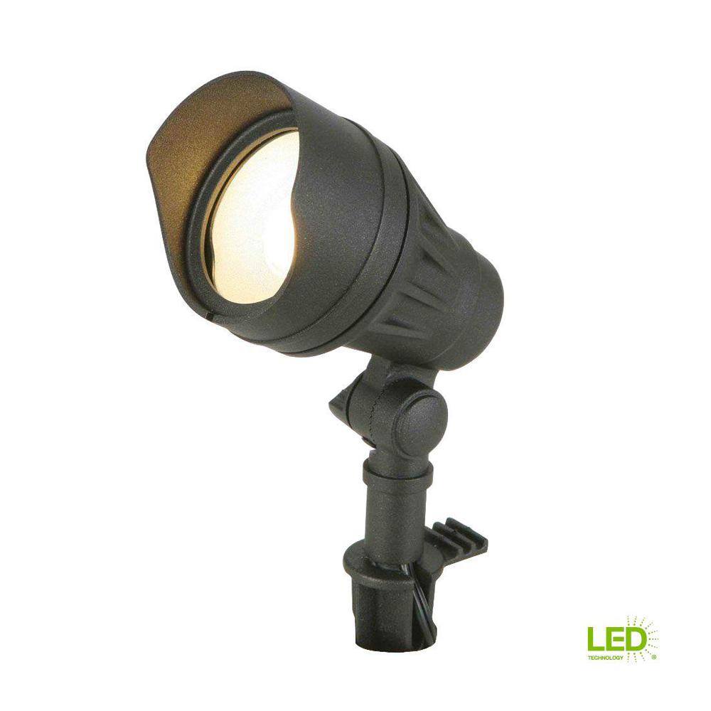 Hampton Bay Low Voltage 50 Watt Equivalent Black Outdoor Integrated Hampton Bay Low Voltage 50 Watt Equivalent Black Outdoor Integrated Led Landscape Flood Light