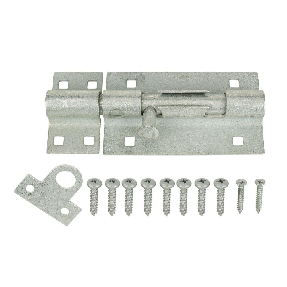 Everbilt Black SelfAdjusting Gate Latch18591 The Home Depot