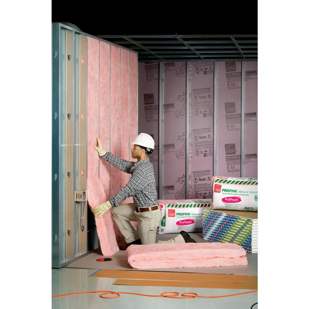 R13 Unfaced Fiberglass Insulation Insulation The Home Depot