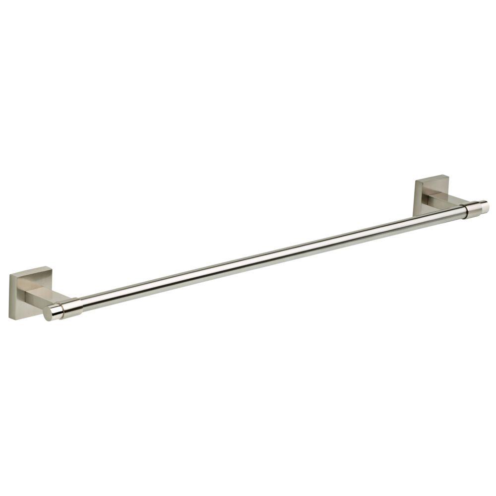 Franklin Brass Maxted 24 In Towel Bar In Brushed Nickel MAX24 SN The   Brushed Nickel Franklin Brass Towel Bars Max24 Sn 64 600 