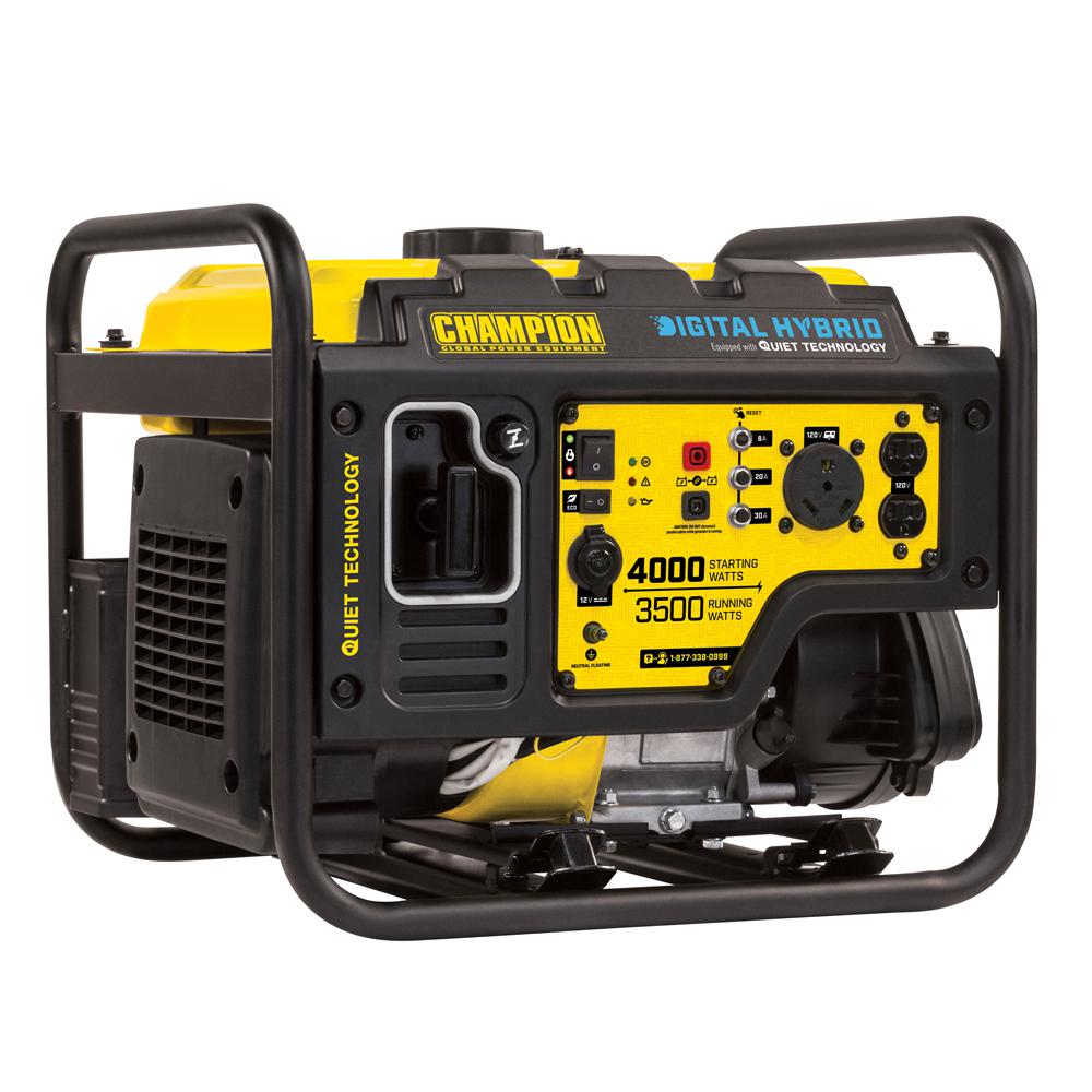 Champion Power Equipment 3500-Watt Gasoline Powered Digital Hybrid RV Ready... by Champion Power Equipment