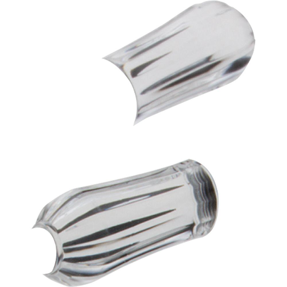 Delta Pair of Innovations Lever Handle Accents in Clear for 2Handle