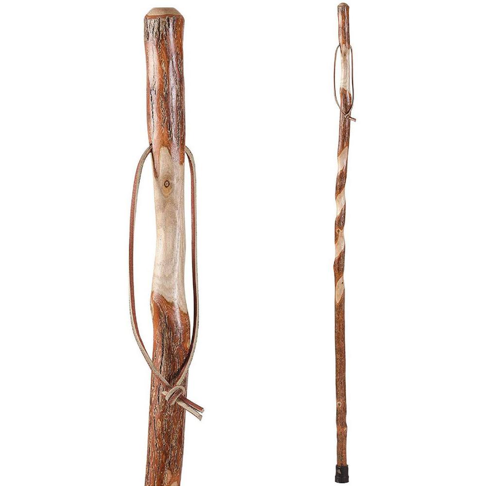 Brazos Walking Sticks 37 In Twisted Hickory Turned Knob Walking Cane 502 3000 0224 The Home Depot 3513