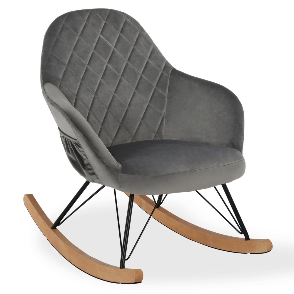 gray rocking chair for nursery