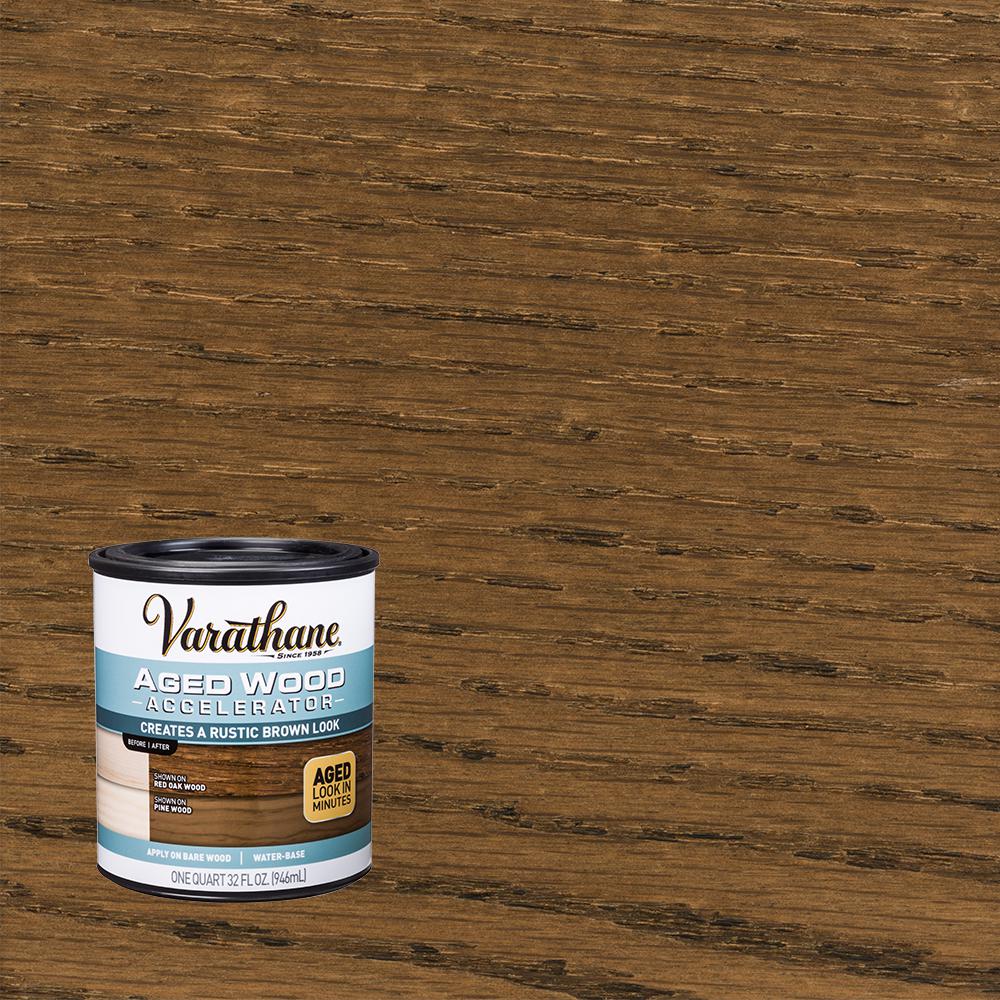 Varathane 1 qt. Interior Aged Wood Accelerator331305 The Home Depot