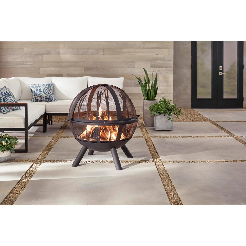 Hampton Bay Briarglen Fire Ball With Tree Branches 118023 The