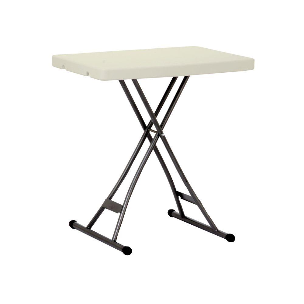 Enduro Earth Tan Adjustable Folding Table-TA182603 - The Home Depot