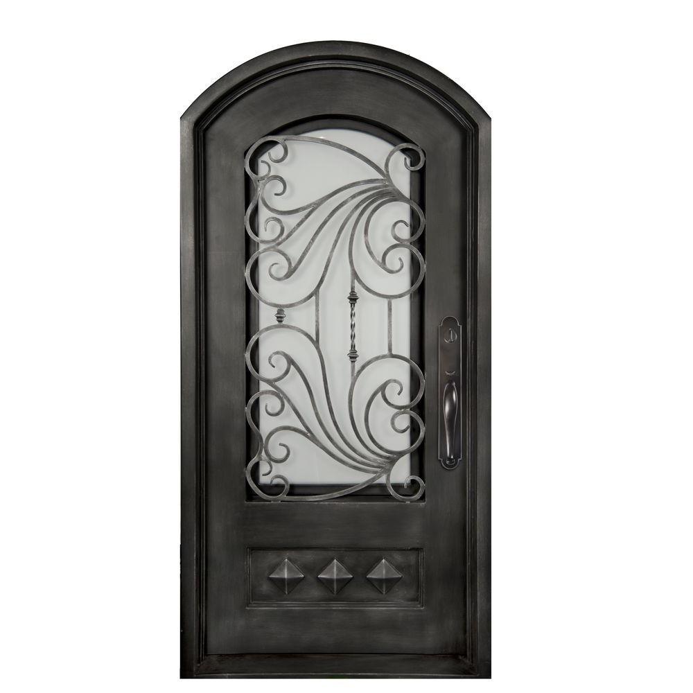 Iron Doors Unlimited 40 in. x 82 in. Mara Marea Classic 3/4 Lite