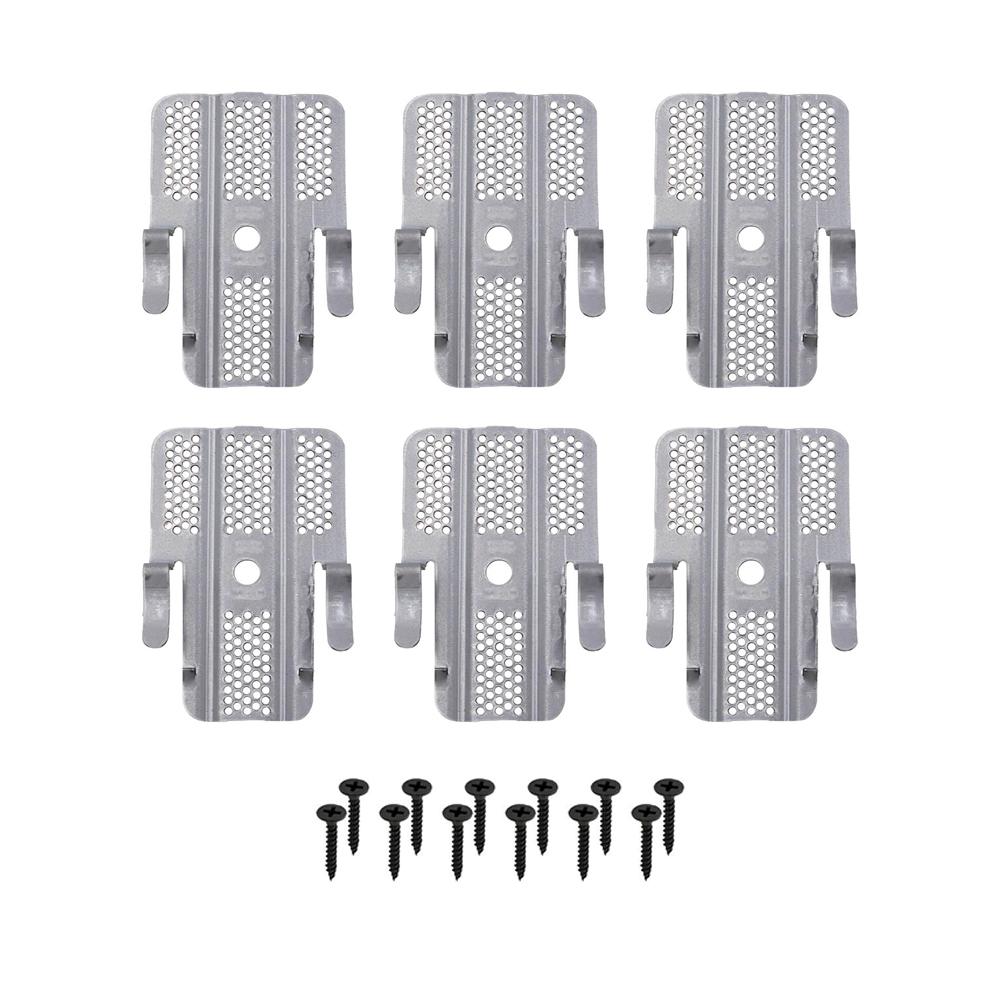 Anvil 3 In X 2 In Steel Drywall Repair Clip 6 Pack 82002 The Home