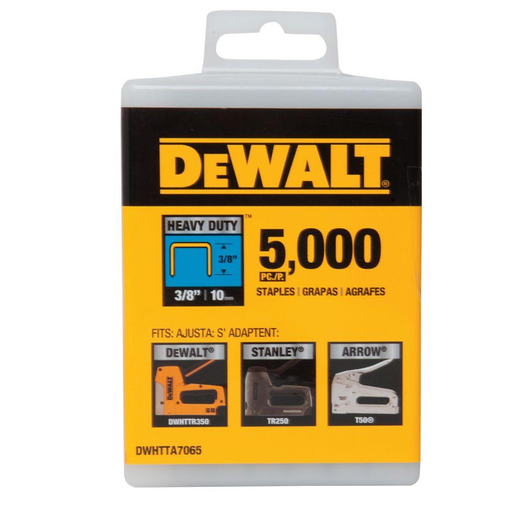 Dewalt 3/8 inch Heavy Duty Staples (5000-Pack) by DEWALT