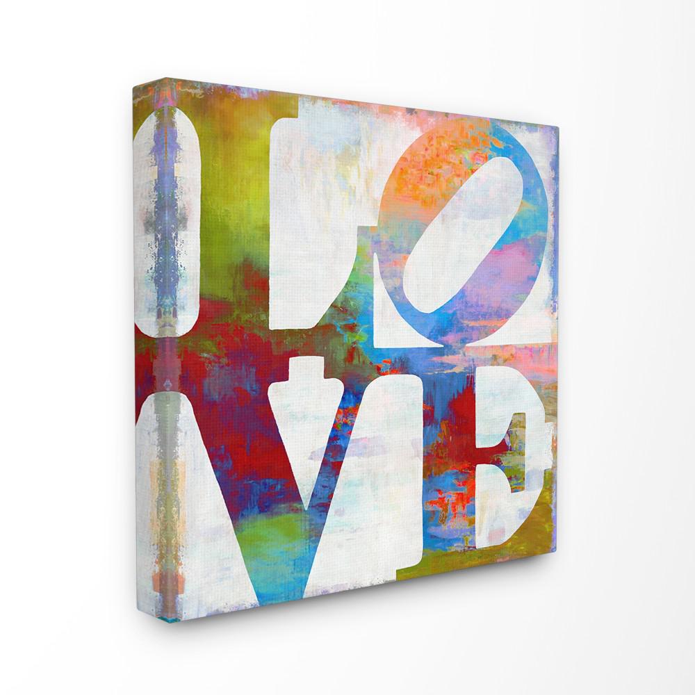 The Stupell Home Decor Collection 24 In X 24 In Love Painted