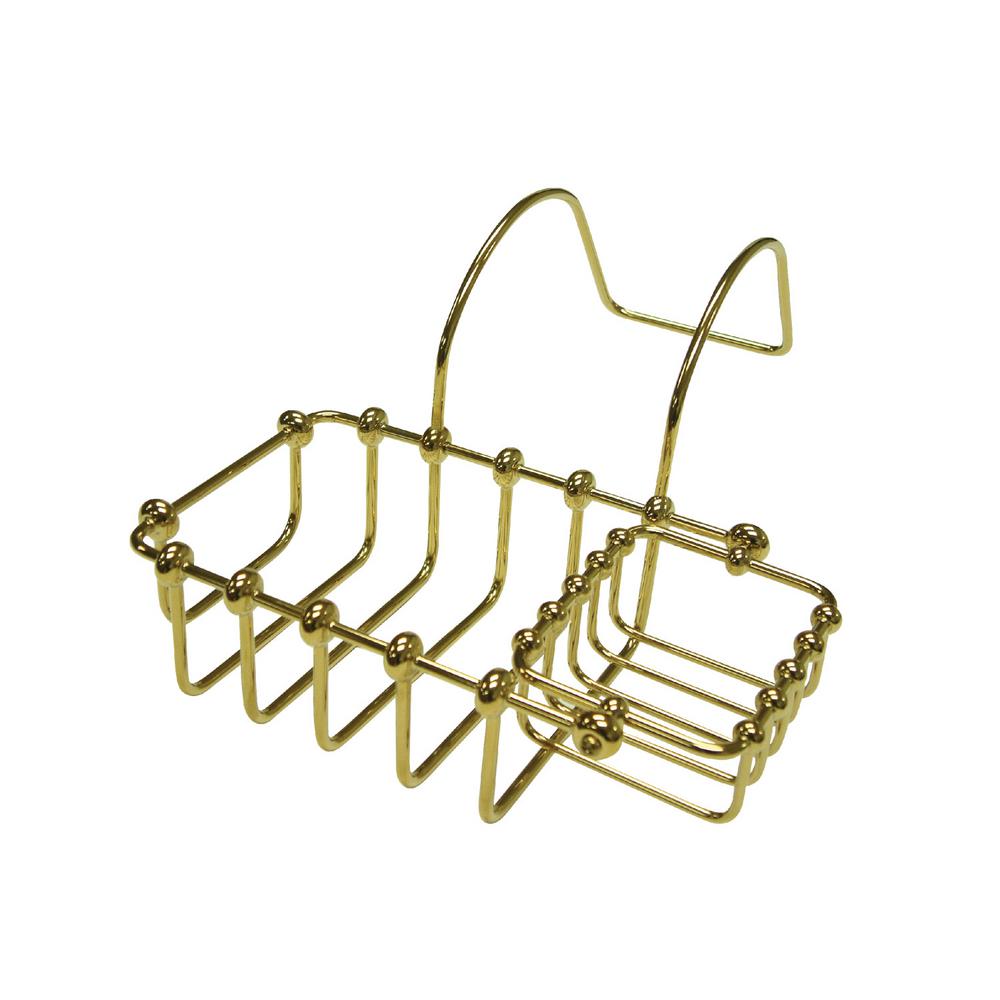 Kingston Br Swivel Soap And Sponge Claw Foot Bathtub Caddy In Kingston Br Swivel Soap And Sponge Claw Foot Bathtub Caddy In Polished