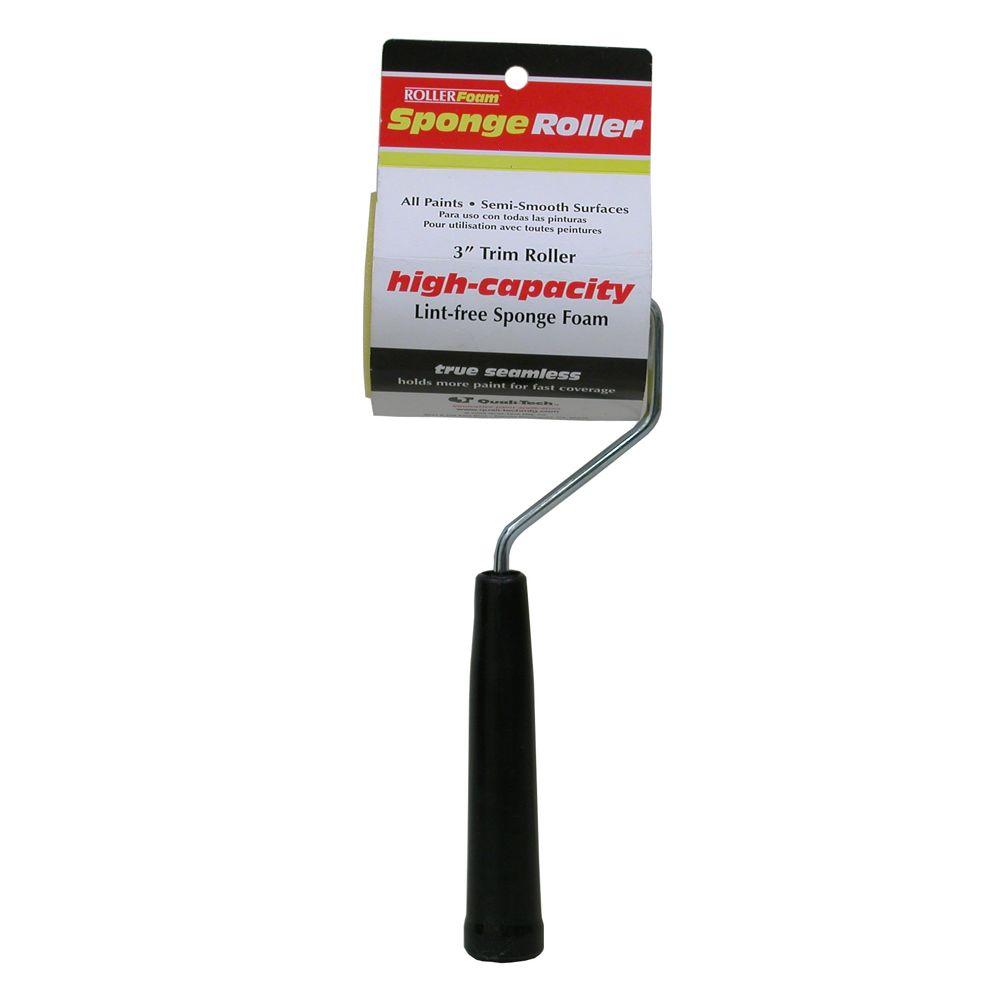 3 in. HighCapacity Foam Trim Roller3043YF75 The Home Depot