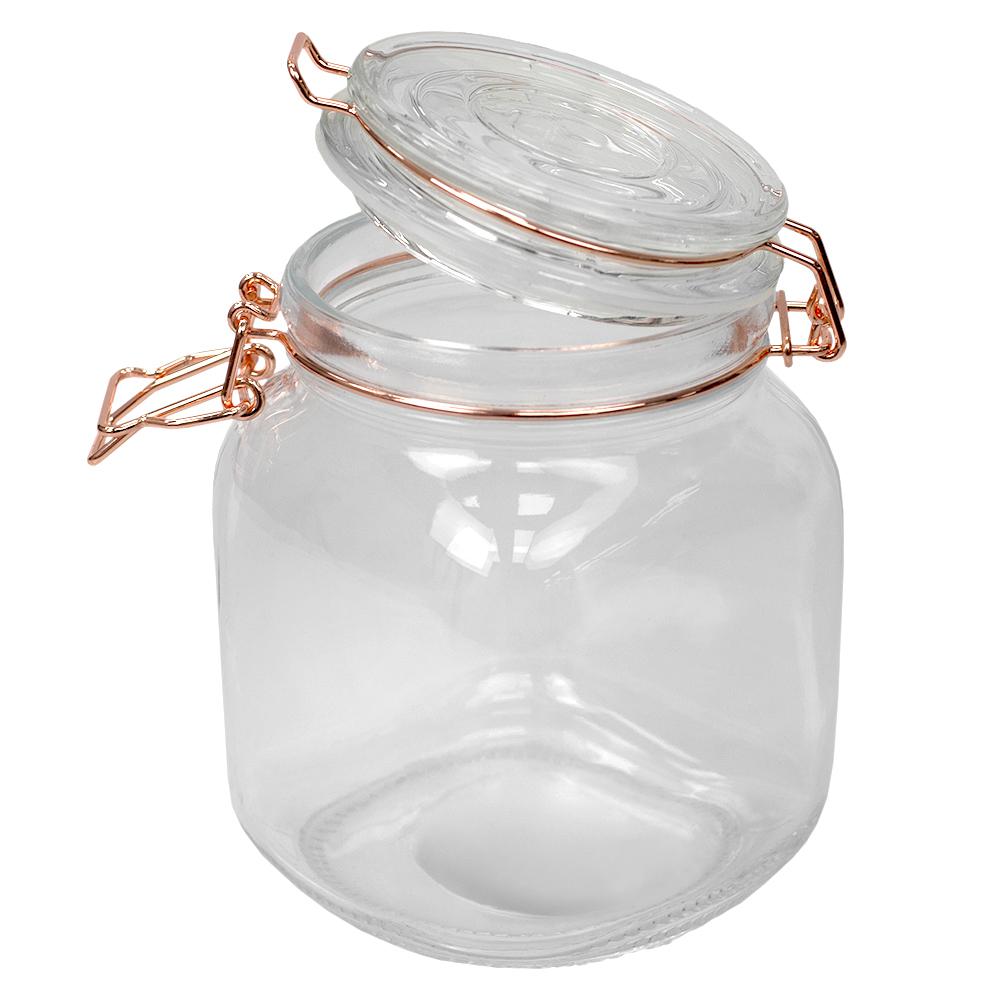 Glass Jars With Metal Clasp Lids Glass Designs