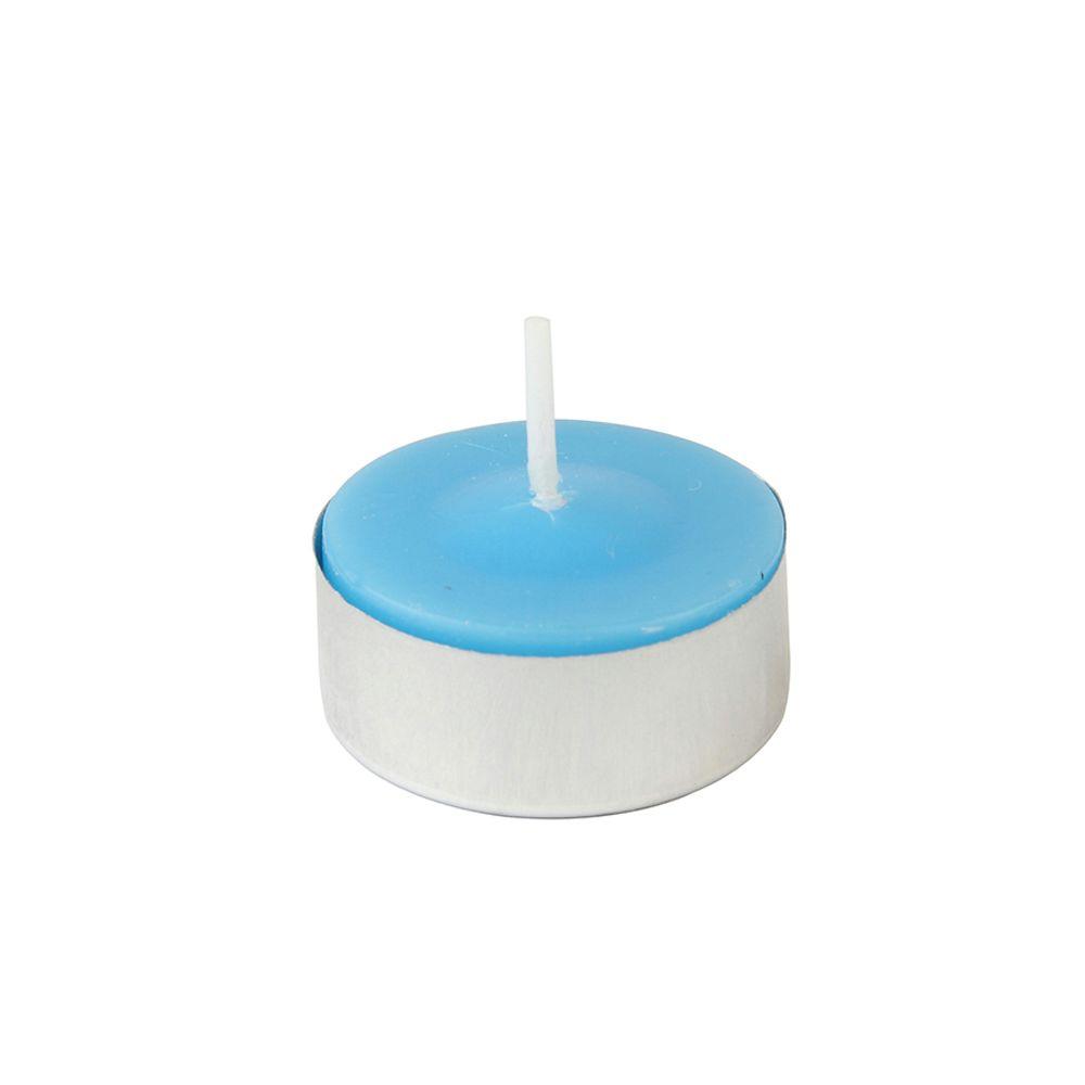 Zest Candle 1 5 In Turquoise Citronella Tealight Candles 100 Box Ctc 003 The Home Depot