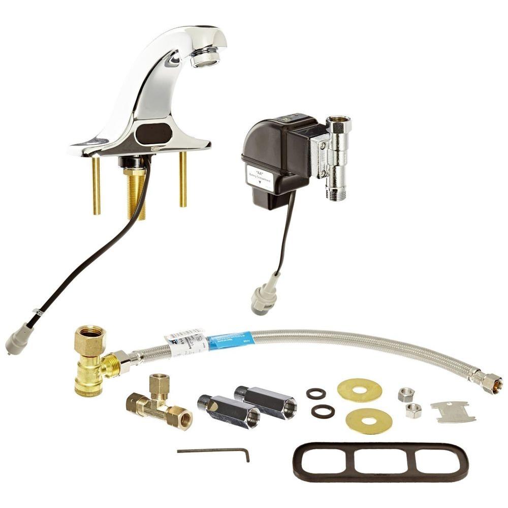 Zurn Aquasense 4 In Centerset Sensor Bathroom Faucet In Chrome