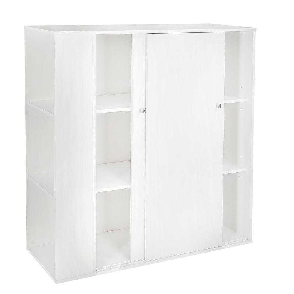 South Shore Storit Pure White Storage Cabinet 5050047 The Home Depot