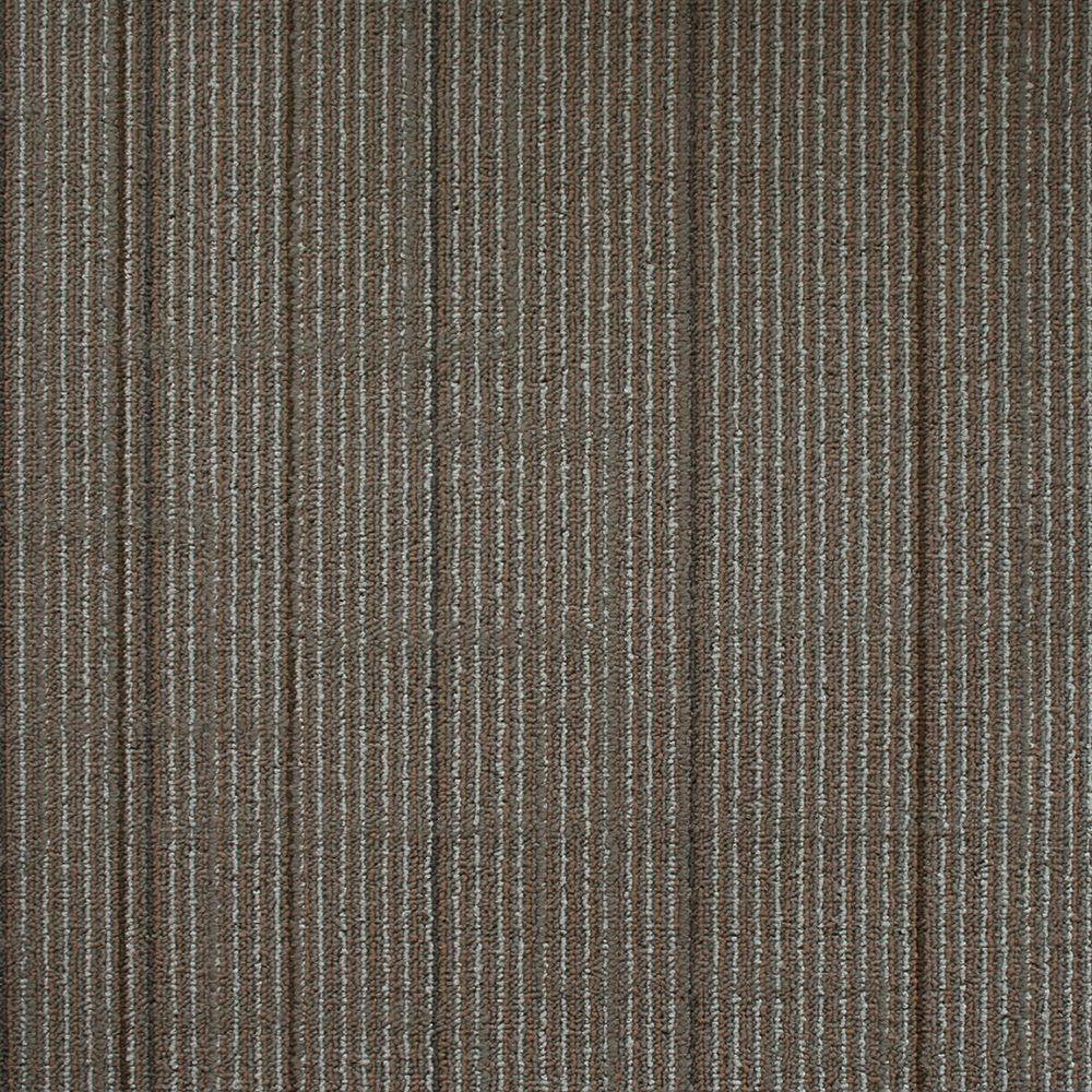 Rockefeller Cork Loop 19.7 in. x 19.7 in. Carpet Tile (20 Tiles/Case)707001 The Home Depot