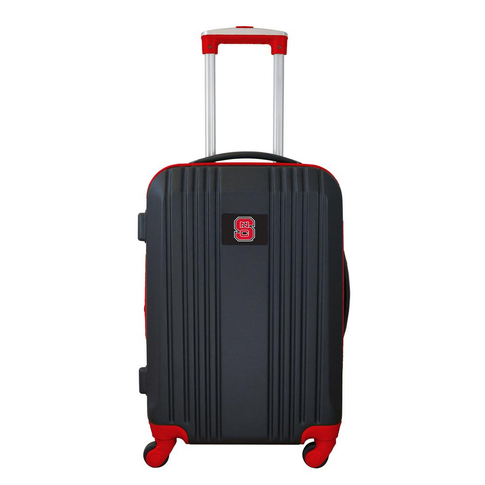 red hard case luggage