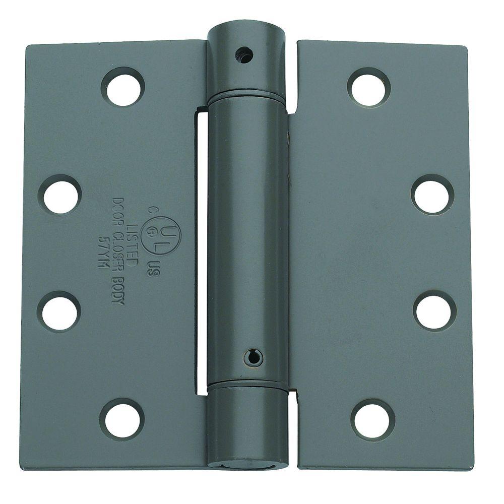 Everbilt 2-1/2 in. Satin Nickel Non-Mortise Hinges (2-Pack)-14409 - The