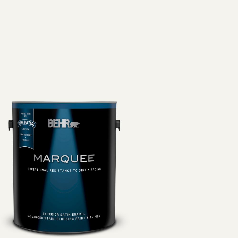Behr Marquee 1 Gal Pwn 10 Decorator White Satin Enamel Exterior Behr Marquee 1 Gal Pwn 10 Decorator White Satin Enamel Exterior Paint And