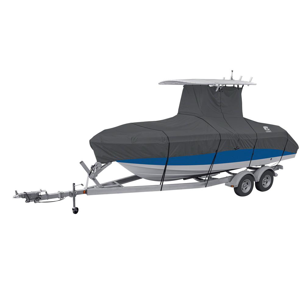 Classic Accessories StormPro 22 - 24 ft. Charcoal Grey T-Top Boat Cover by Classic Accessories