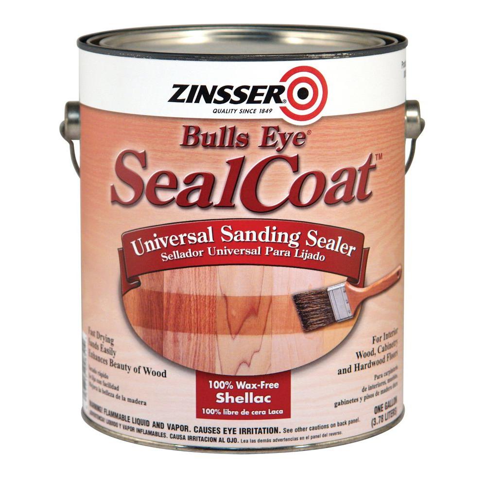 Zinsser 1 Qt SealCoat Wood Interior Sealer Case Of 4 824H The Home   Zinsser Polyurethanes Shellacs Lacquers 824h 64 1000 