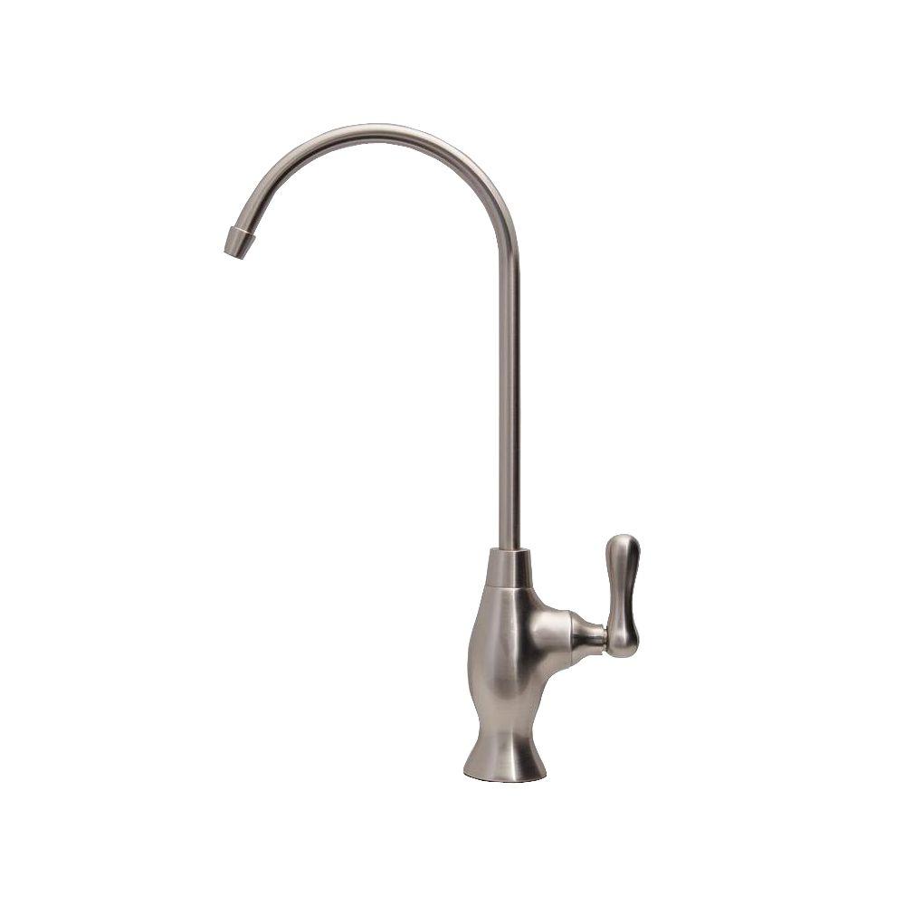 Watts Single Handle Water Dispenser Faucet With Air Gap In Brushed