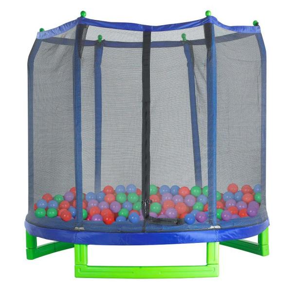 trampoline with ball pit