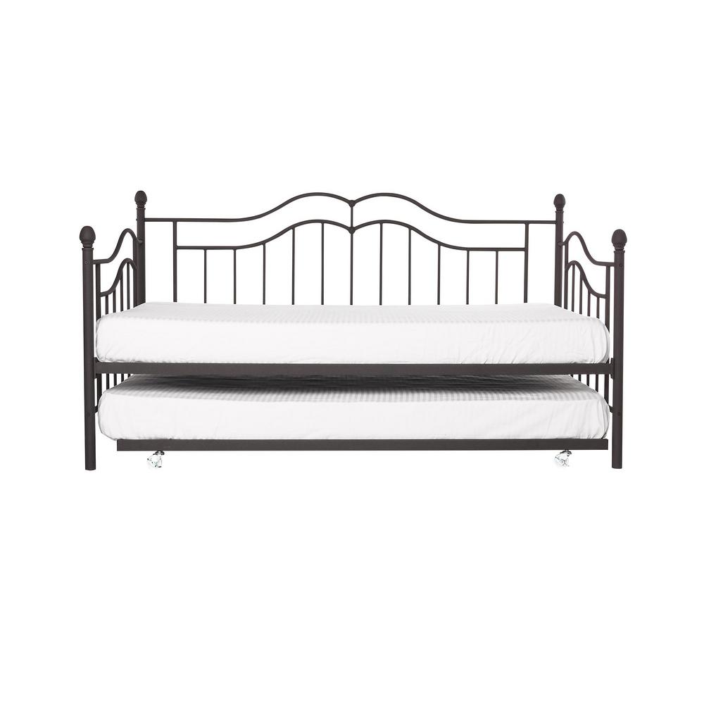 DHP Tokyo Brushed Bronze Trundle Day Bed4008959 The Home Depot