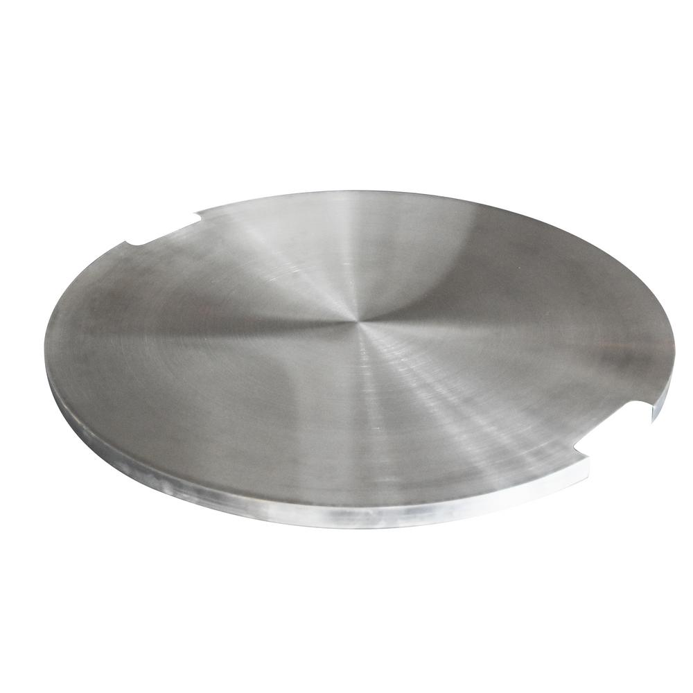 Elementi Manchester 21 In Stainless Steel Fire Pit Lid Ofg145 Ss The Home Depot