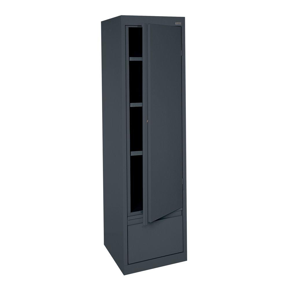 System Series 17 in. W x 64 in. H x 18 in. D Single Door Storage